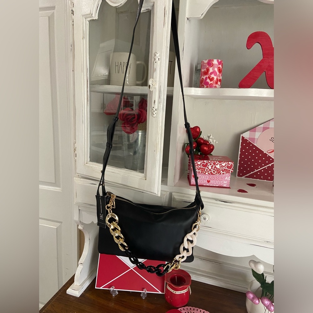 **INC INTERNATIONAL CONCEPTS** Black Crossbody NWT